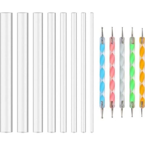 Mandala Dotting Tools Set For Painting Rocks,Painting Rocks Dot Kit, Rock Stone Painting Pen Polka Dot Tool Template Cosmetic Br