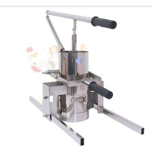 Home use small hand press meat ball maker/stainless steel manual stuffed fish meatball extruding forming machine