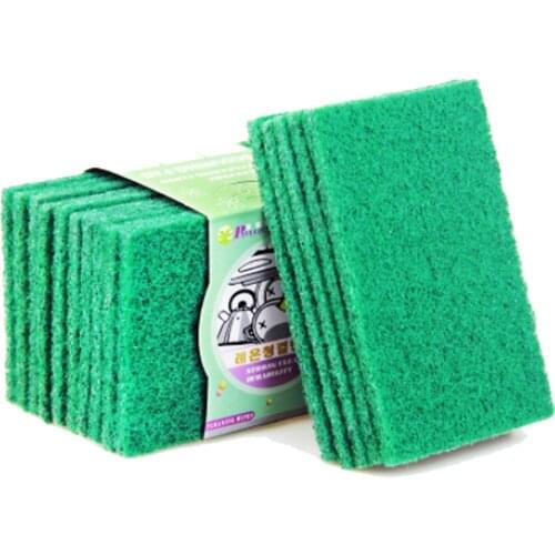 Nylon Emery Scouring Pad, Dish Rag, Kitchen Household Dishwashing Cloth Non-stick Cleaning Cloth Rust Removal Brush Pot Tools