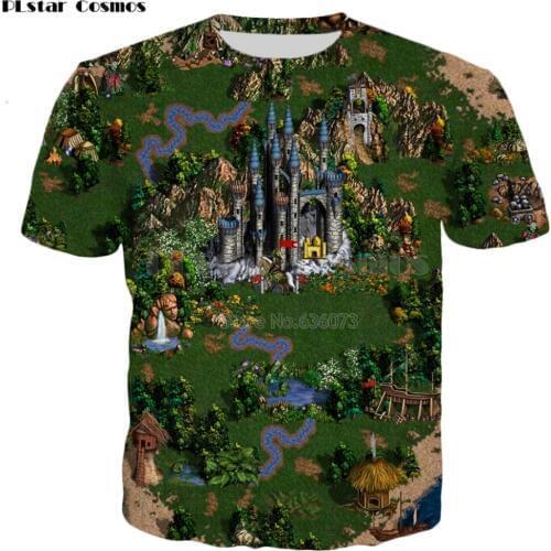 PLstar Cosmos 2019 New style summer T shirt Fashion Men/Women tshirt Classic game Heroes of Might & Magic Print Harajuku t shirt