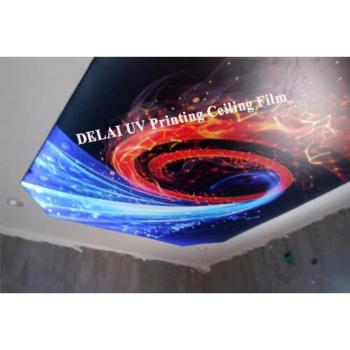 Shengxi 3D 027Fantastic 3D Print Stretched Ceiling Films super lighting decoration for 3d pvc ceiling film