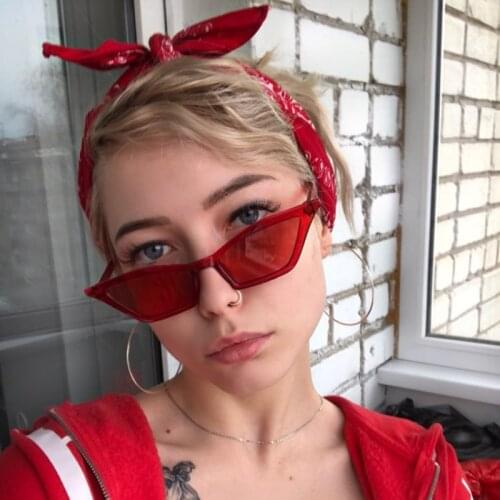 Fashion Small Square Frame Sunglasses Woman Vintage Lunette Spectacles Shades Eyewear oculos feminino Glasses Coated Sun Glasses