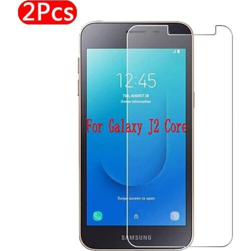 2Pcs Tempered Glass For Samsung Galaxy J2 Core Screen Protector Protective Film For Samsung Galaxy J2 Core 5.0 Inch Phone Shield
