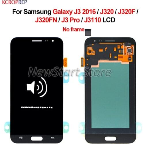 For Samsung Galaxy J3 2016 J320 J320F J320FN LCD For Samsung J3 Pro J3110 lcd Display Touch Screen Digitizer Assembly 5.0"