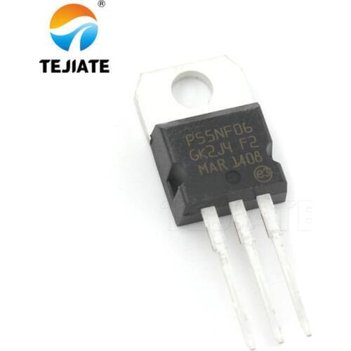 10PCS STP55NF06 P55NF06 package TO220-5 FET n-channel transistor