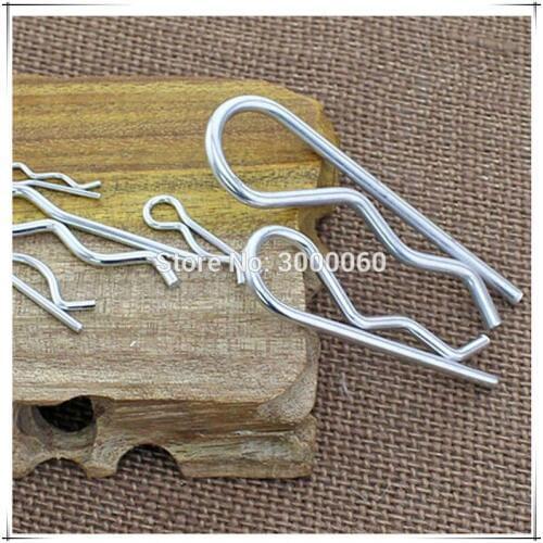 2mm*40mm Zinc Plated Spring Steel Spring Cotter Lock R Pin 100pcs/lot