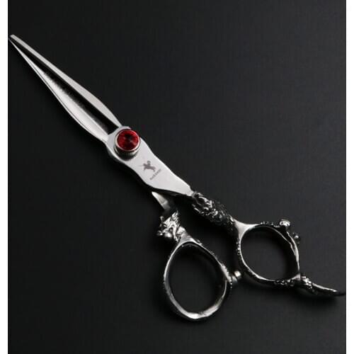 6 Inch Pet Scissors Dog Grooming Cutting Shears Kit for Animals Japan440C Dragon Shaped Handle