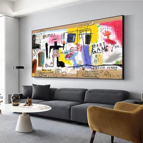 AHPAINTING Modern Graffiti Street Art Canvas Painting Abstract Pattern Wall Picture For Home Decor No Frame