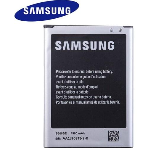 Samsung 100% New Original Battery B500AE 1900mAh For Galaxy S4 Mini i9192 I9190 I9198 J110 3 Pin without NFC