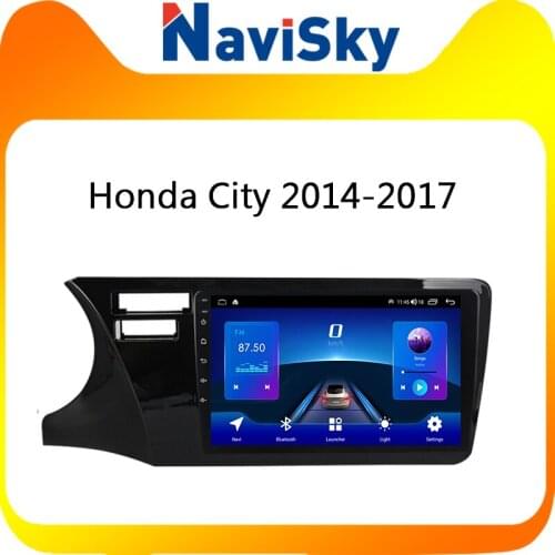 NaviSky Car Radio Video Player For Honda City Grace LHD 2014-2017 Navigation Stereo GPS Audio Multimedia System Android no DVD