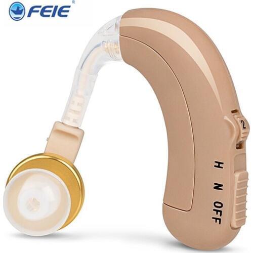 Rechargeable Hearing Aid Sound Amplifiers Wireless Ear Aids BTE Invisible For Deaf Moderate to Severe Loss Drop Shipping C-109