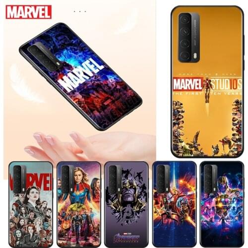 Marvel Avengers Assemble For Huawei Y9S Y9A Y9 Y8P Y8S Y7P Y7A Y7 Y6S Y6 Y5P Y5 PRO Lite Prime 2020 2019 2018 Phone Case