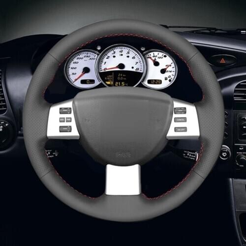 Black Artificial Leather Car Steering Wheel Cover for Nissan Quest 2004-2010 Altima 2005-2009 Maxima 2004-2008 Murano