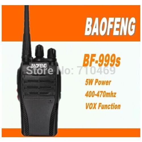 DHL FreeShipping+baofeng BF-999s uhf 2 way radio comunicador handy walky talky bf 999s radio transmitter update of baofeng 888s