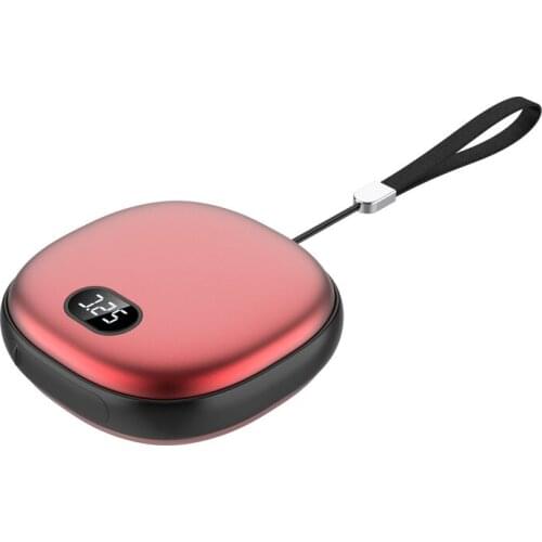 Hand Warmer Large-capacity Heating Hand Warmer Charging Treasure Fast Heating Function Digital Display Mobile Power Winter