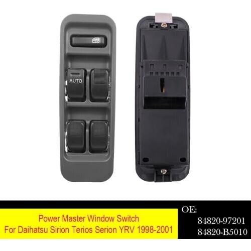 Electric Master Power Window Switch Button For Daihatsu Sirion Terios Serion YRV 1998-2001 Left Hand Drive 84820-97201