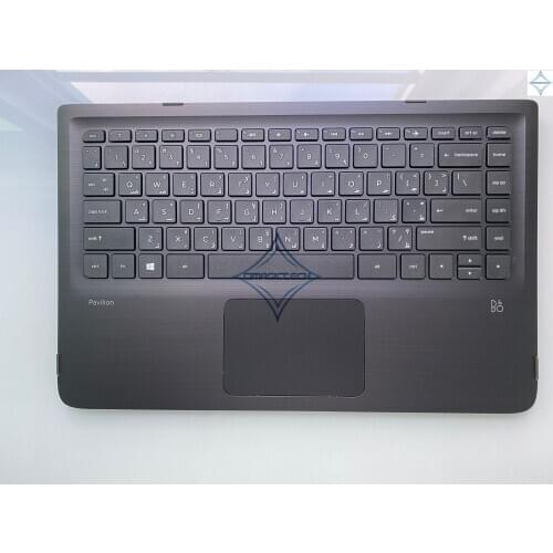 New for Hp Pavilion X360 13-S000 13-S S020NR S06 Arabic AR Laptop Notebook Keyboard Upper Cover Touchpad 7797212-171