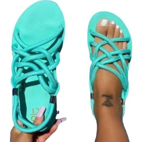 New Solid Color Beach Women Flip-flops Summer Fashion Women Wedges Slippers High-heeled Wedge Heel Thick Sandals