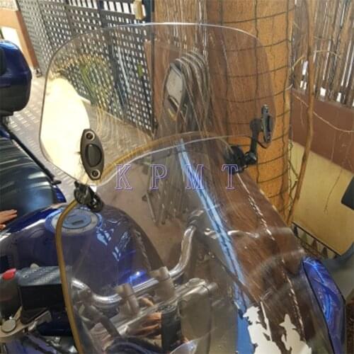 New Motorcycle Risen Adjustable Wind Screen Windshield Spoiler Air Deflector For BMW Kawasaki Z900 Honda KTM Yamaha Triumph