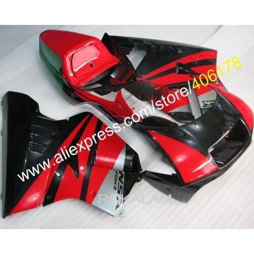 For Honda NSR250R MC21 90 91 92 93 NSR 250R MC21 1990-1993 Red Black ABS Fairings Body Kit (Injection Molding)