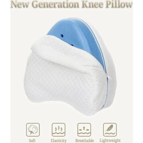 Comfy Leg Pillow Memory Cotton Leg Pillow Sleeping Orthopedic Sciatica Back Hip Joint Pain Relief Thigh Leg Pad Cushion Home