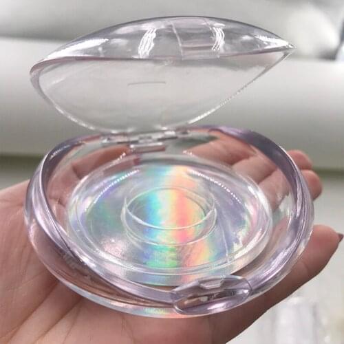 Empty eyelashes box acrylic box pretty wholesale lashes box 2020 hot selling packing private label logo