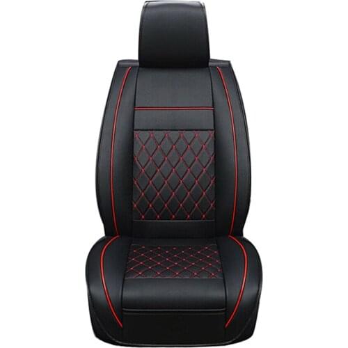 Multicolor Car Front Seat Covers PU Leather Universal Seat Cushion Soft Protector 4 Colours Car Styling