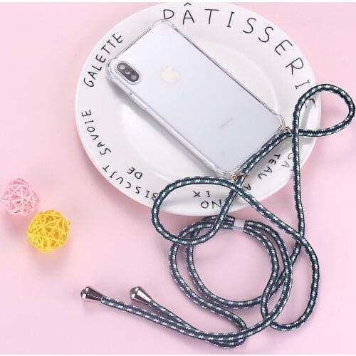 Strap Cord Chain Phone Tape Necklace Lanyard Mobile Case for Carry to Hang For SAMSUNG S8 S9 S10 S20 Note9 A50 A70 A7 A8 A9