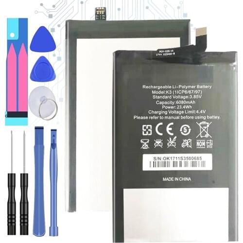 6080mAh Replacement Battery For Oukitel K3 K 3