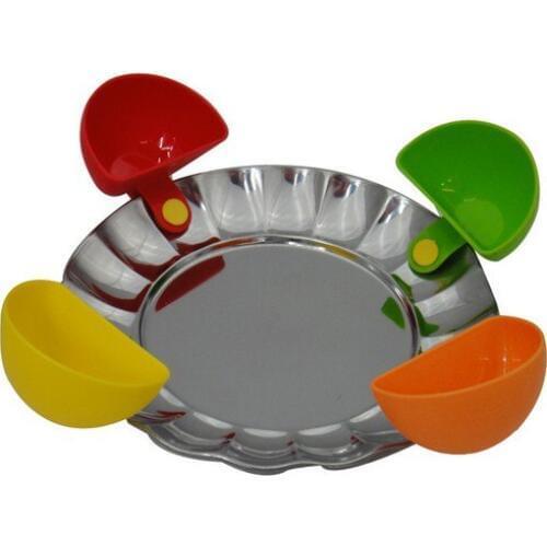 1PC Dip Clips Kitchen Bowl Kit Tool Small Dishes Saucer Cup Tableware Spice Clip for Assorted Salad Sauce Ketchup LB 512