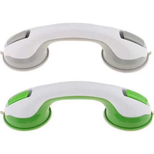 2 Pcs Bathroom Handle Grab Bars Suction Shower Safety Grip Bar for the Elderly