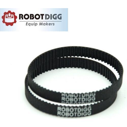 5pcs/lot, 2GT Endless Timing Belt, 152mm Length, 76 Teeth, 9mm Width, 152-2GT-9