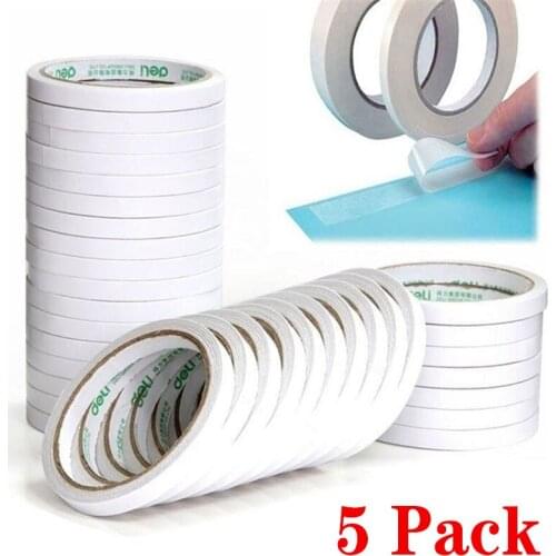 8M/roll Double Sided Adhesive Tape Strong Double Faced Adhesive Tapes DIY Handmade Craft Home Office Supplies