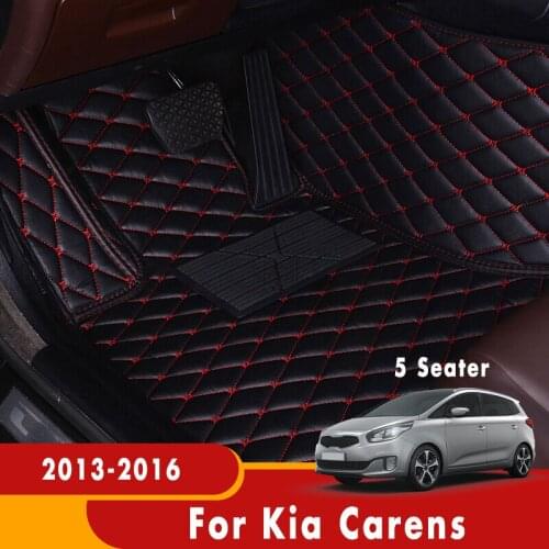 Car Floor Mats For Kia Carens 2016 2015 2014 2013 (5 Seats) Carpet Foot Pads Rugs Auto Styling Interior Custom Accessories Cover