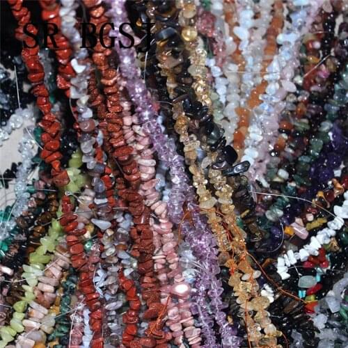 Free Shippning 5-8mm More Stones Gemstone Freeform Chips Beads Natural Gemstone Spacer diy Beads Strand 34"