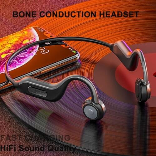 GGMM New Arrival Bone Conduction Headset 8G Memory Built-in Bluetooth 5.0 Titanium Open Ear Handsfree IPX67 Outdoor MP3 Player
