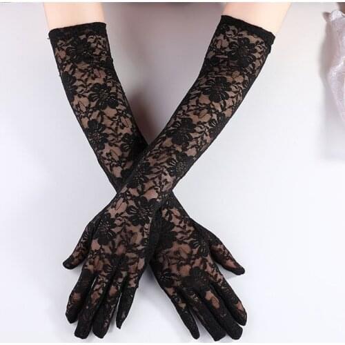 BRLMALL Wedding Lace Gloves