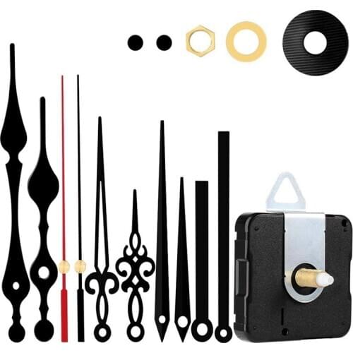Clock Mechanism High Torque Clock Kit Clock Mechanism Replacement Quartz Clock Movement DIY Clock Hands and Motor Kit