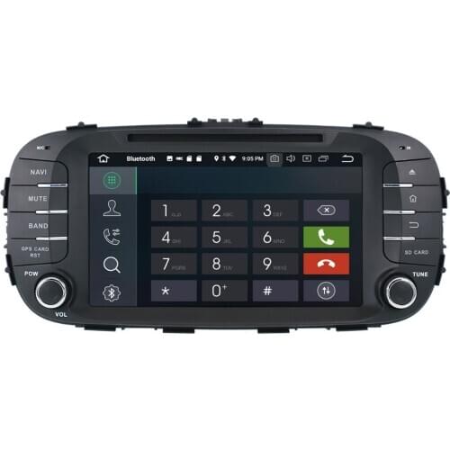 Android8.0 CD DVD player GPS Navigation For Kia SOUL 2014-2017 Headunit tape recorder multimedia player IPS CAR Radio Tune navi