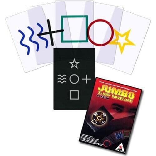 Jumbo X-Ray Envelope Mentalism Magic Tricks Illusions Accessories Stage Magic Props Close Up Comedy