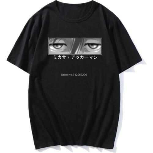 Attack On Titan Japanese Anime T Shirt Men Momen Casual Loose Oversized T-shirt Hip Hop Cartoons Clothing Tshirt Men Tops