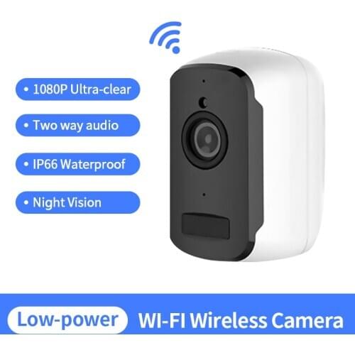 HD 1080P 2MP Security IP wifi Wireless Surveillance camera Baby monitor Rechargeable Battery Powered PIR CCTV Infrared Camera
