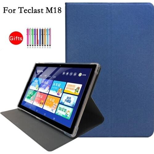 Newest Pu Leather Cover Case for Teclast M18 10.8 Inch Tablet PC ,Protective Case for Teclast M18 + Stylus Pen