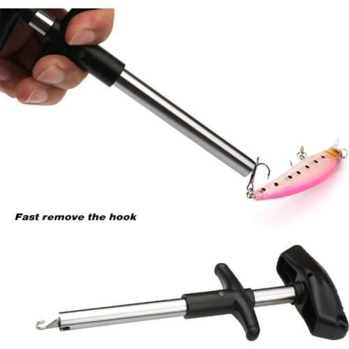 Lightweight Fishing Lure Remover Aluminum Tube Hook Detacher Portable Fish Hook Out Extractor Fishing Accessories