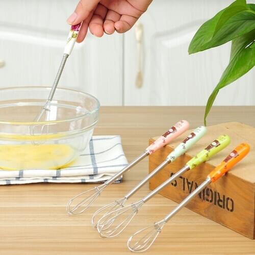 Multifunction Whisking Cream Butter Ceramic Handle Egg Beaters Manual Stainless Steel Beaten Eggs Milk Stirrer Kitchen Tools