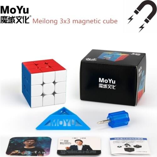 Moyu 3M Magnetic cube 2x2/3x3/4x4/5x5 magic cube Puzzle Profissional Magnetic cube Speed cube MoYu cubo magico Educational Toys