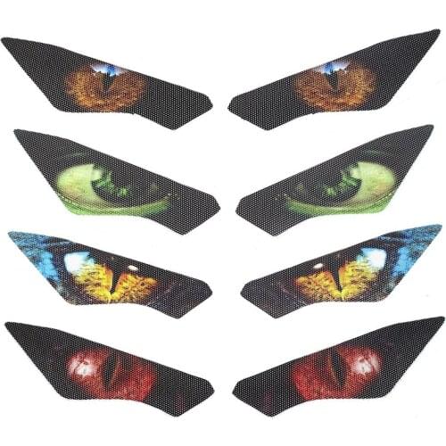 Motorcycle Headlight Protection Sticker Headlights Eye Body Sticker for Kawasaki Ninja 250 Ninja 400 2018-2019