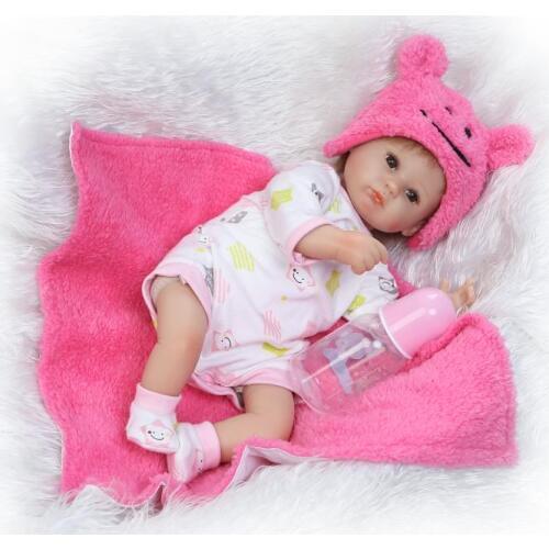 Bebe Realisitc silicone reborn dolls 16" 40cm reborn premie doll soft dolls for children gift play house toys bonecas