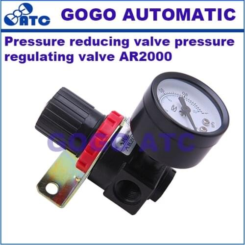 Pressure reducing valve pressure regulating valve AR2000 Gas source processor Table bracket Compressed air pump Rotate button