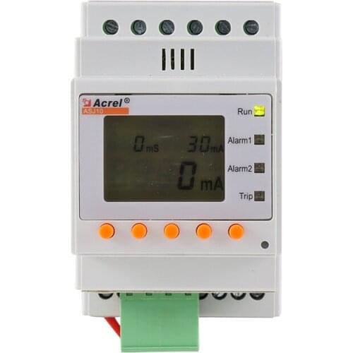 Acrel ASJ10L-LD1A Residual Current Protection Relay LCD Display Residual Current can be set